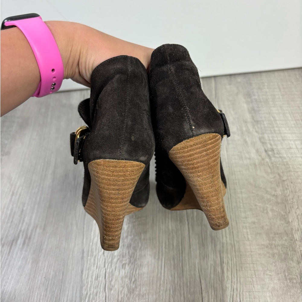 Tory Burch Belen Suede Brown Mocassin boots size 6 - Picture 5 of 8